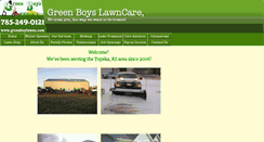 Desktop Screenshot of greenboylawns.com